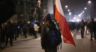 Protests in Warsaw, Poland